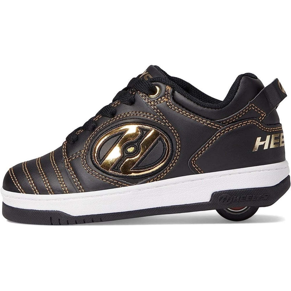 HEELYS Voyager Plus (Little Kid/Big Kid/Adult) BLACK/GOLD Image 2