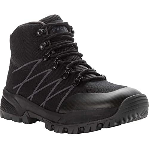 Propet Men's Traverse Hiking Boot  BLACK/DK GREY Image 1