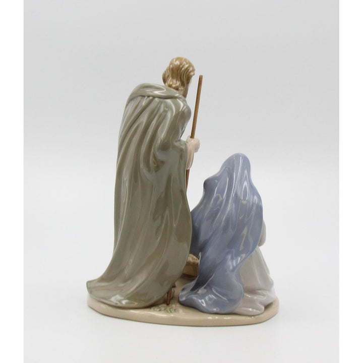 Ceramic Holy Family Nativity Figurine 8.1" Religious Image 3