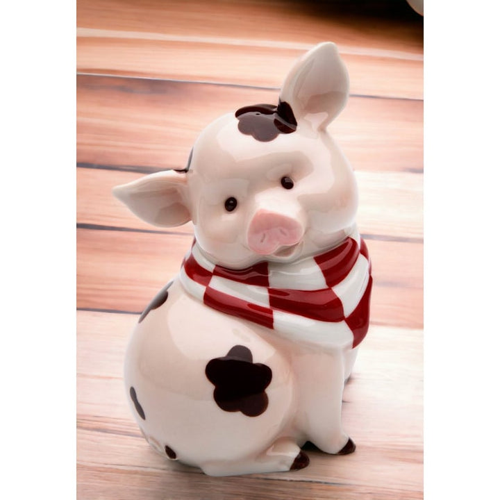 Ceramic Pig Piggy Bank 5.5 inch Image 1