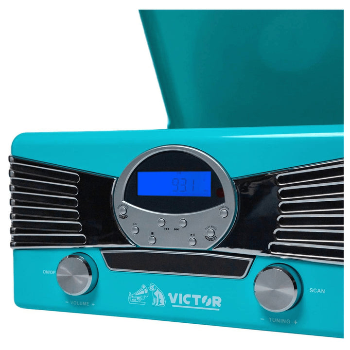 Victor Diner 7-in-1 Turntable Music Center with CD and MP3 Player and Bluetooth Function Image 6