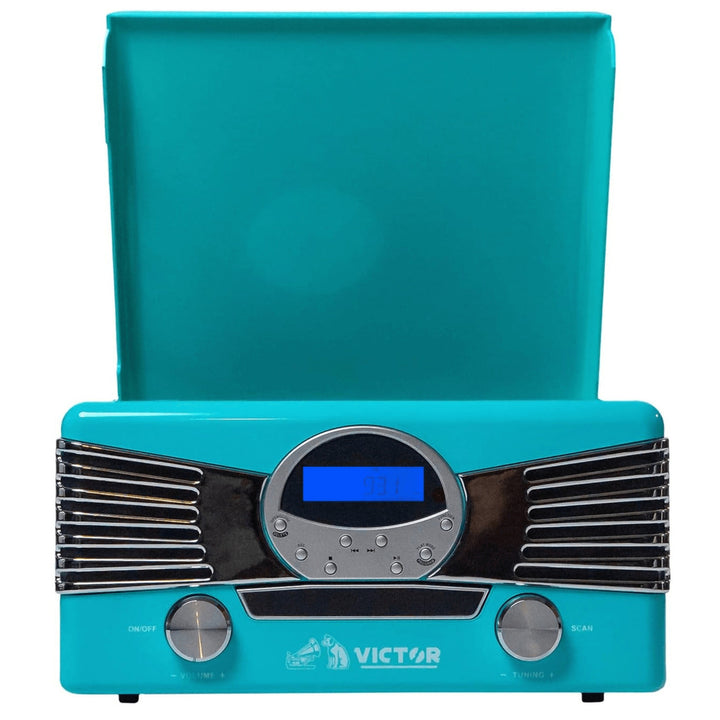 Victor Diner 7-in-1 Turntable Music Center with CD and MP3 Player and Bluetooth Function Image 11