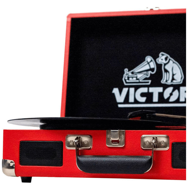 Victor Metro Dual Bluetooth Suitcase 3-Speed Turntable Image 9