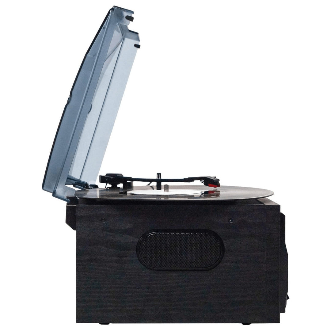 Victor Cosmopolitan 8-in-1 Turntable Music Center with Bluetooth USB and Cassette Image 10