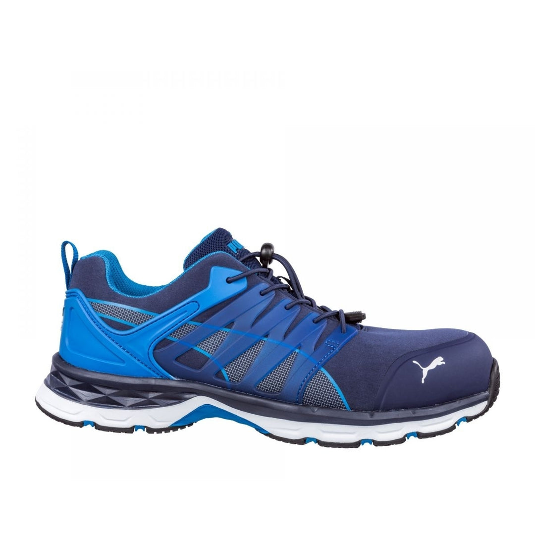 PUMA Safety Mens Velocity 2.0 Composite Toe ESD Work Shoe Blue - 643855 ONE SIZE BLUE Image 1