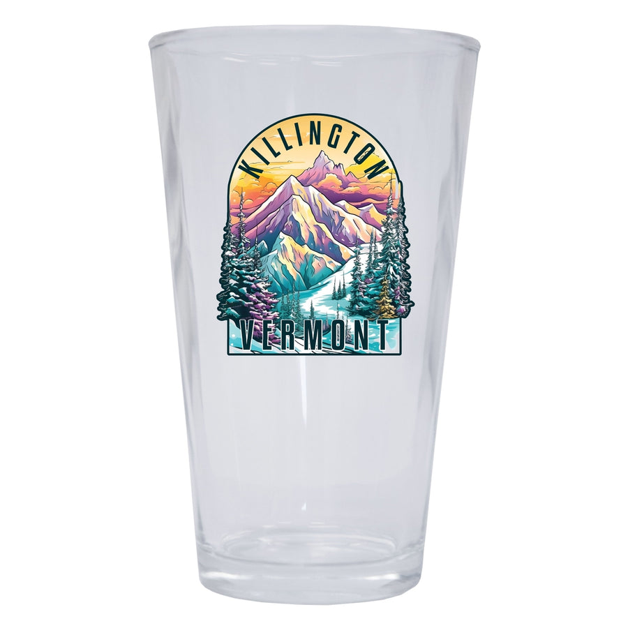 Killington Vermont Souvenir 16 oz Pint Glass Image 1