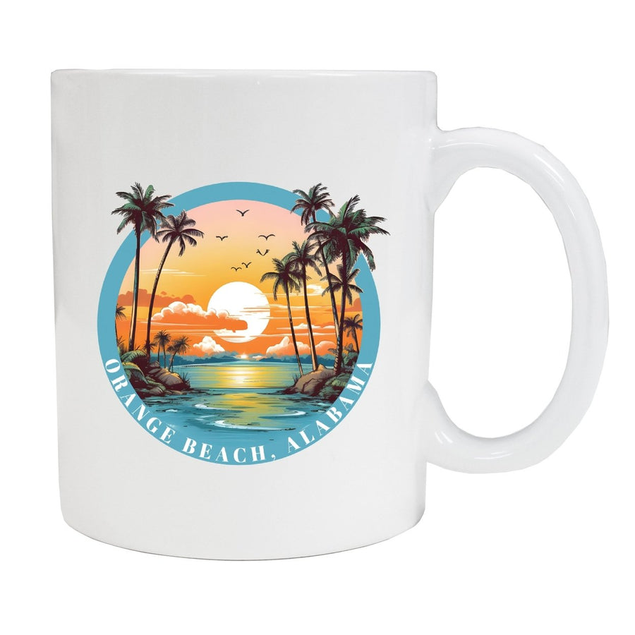 Orange Beach Alabama Souvenir 12 oz Ceramic Coffee Mug White Image 1