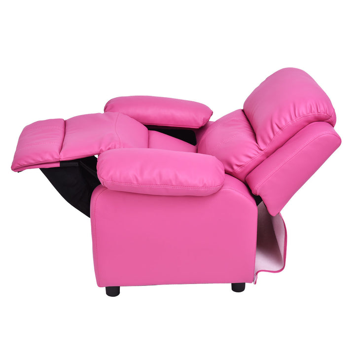 Kids Recliner Sofa Armrest Chair Couch Lounge Children Living Room Furniture Image 4