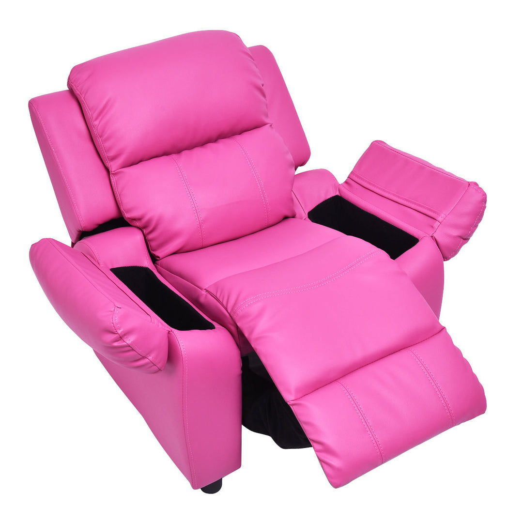 Kids Recliner Sofa Armrest Chair Couch Lounge Children Living Room Furniture Image 6