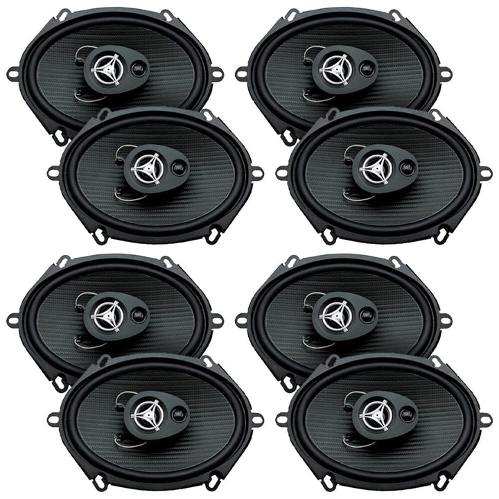 Power Acoustik EF-573 5x7 3-Way Coaxial Car Speakers 500W Peak 250W RMS Pair Image 3