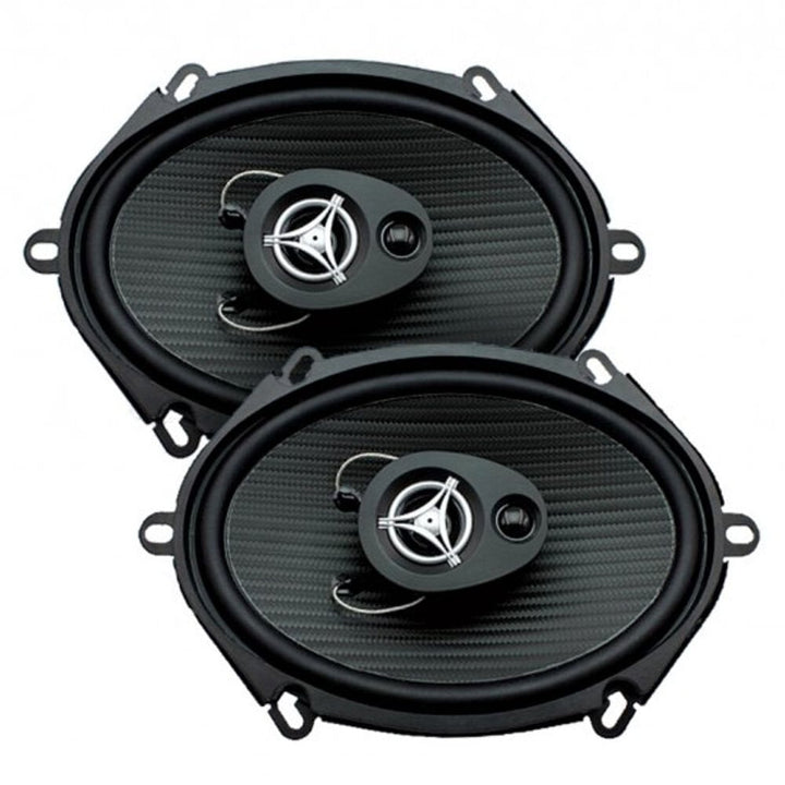 Power Acoustik EF-573 5x7 3-Way Coaxial Car Speakers 500W Peak 250W RMS Pair Image 4