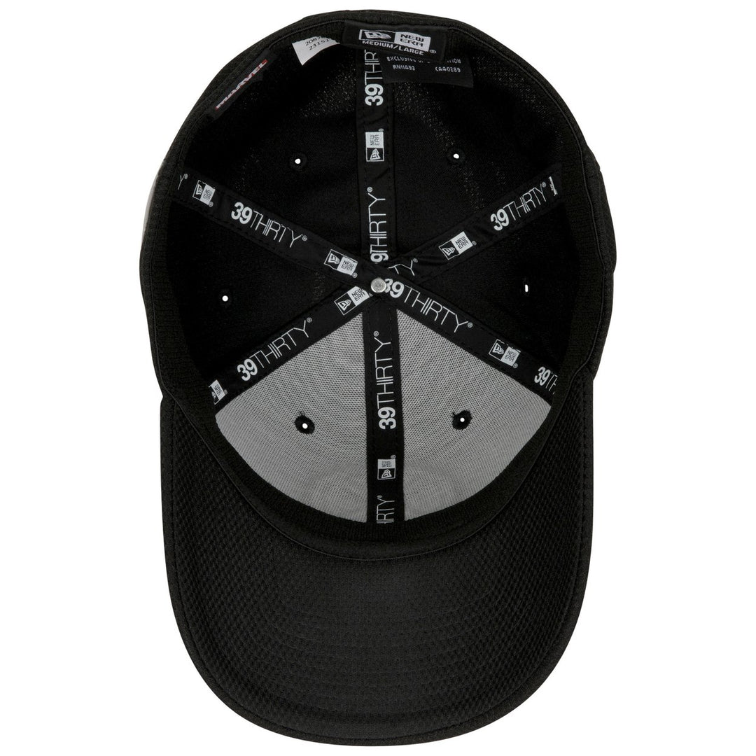 X-Men Logo Black on Black Colorway Era 39Thirty Fitted Hat Image 6