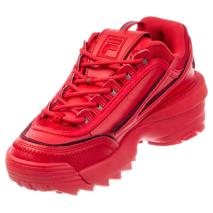 Fila Disruptor II Sneaker Womens Red Nubuck Athletic Shoes Size [Insert Size] Image 4