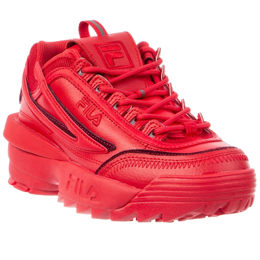 Fila Disruptor II Sneaker Womens Red Nubuck Athletic Shoes Size [Insert Size] Image 4