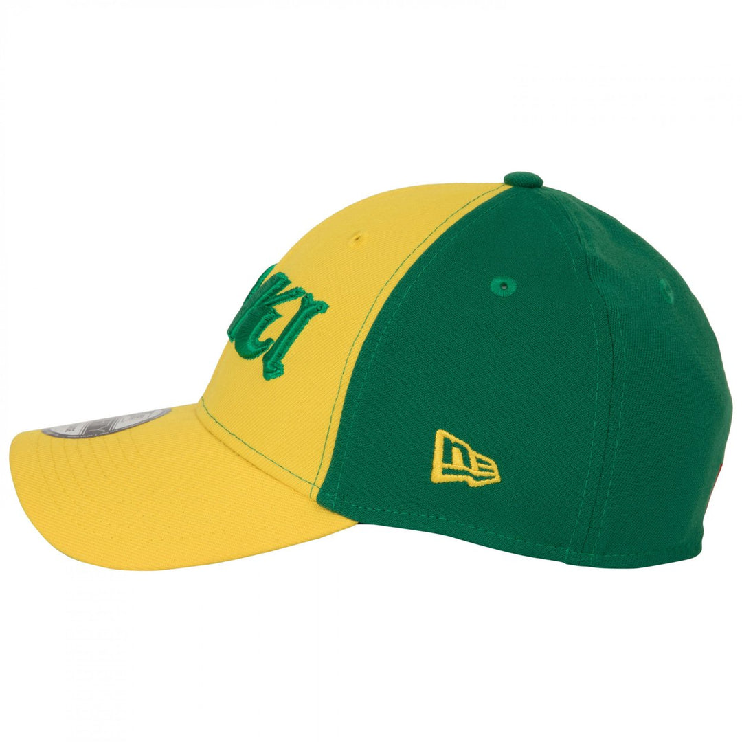 Loki Marvel Studios Yellow and Green Colorway Era 39Thirty Fitted Hat Image 3