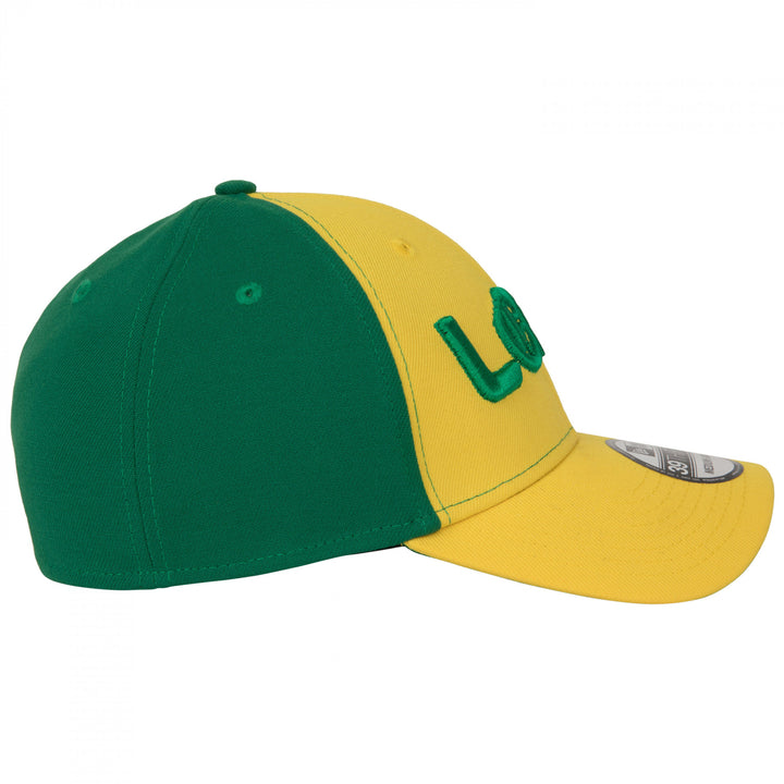 Loki Marvel Studios Yellow and Green Colorway Era 39Thirty Fitted Hat Image 4