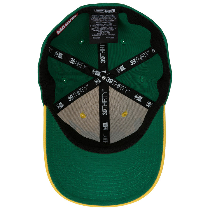 Loki Marvel Studios Yellow and Green Colorway Era 39Thirty Fitted Hat Image 6