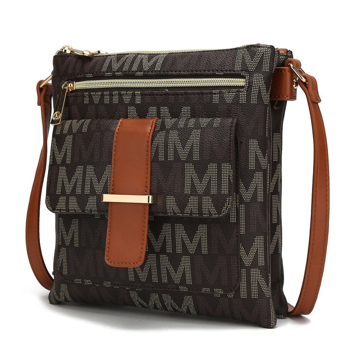 MKF Collection Jeni Multi-Functional Shoulder Bag Signature Crossbody Handbag by Mia K. Image 1