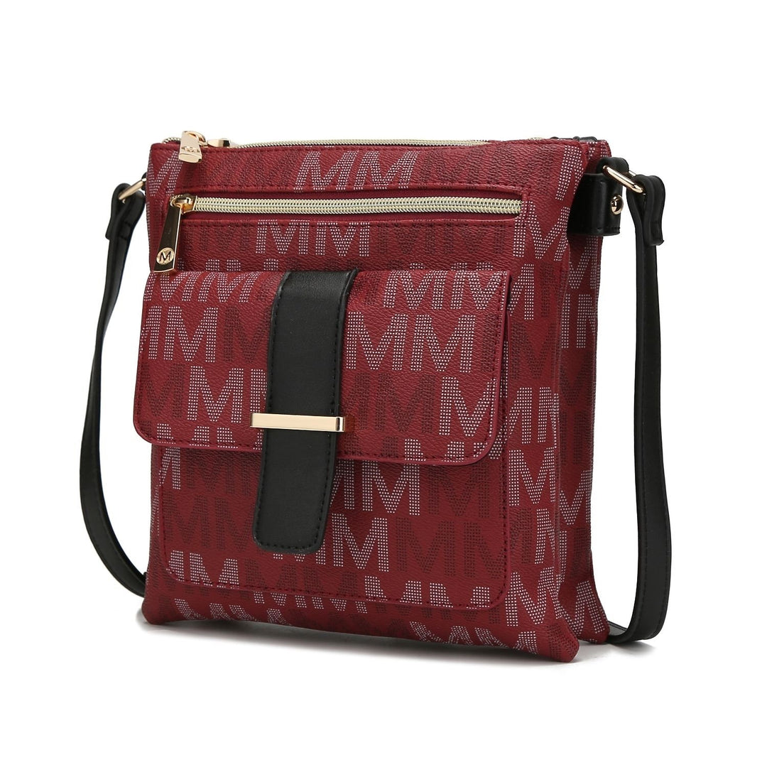 MKF Collection Jeni Multi-Functional Shoulder Bag Signature Crossbody Handbag by Mia K. Image 1