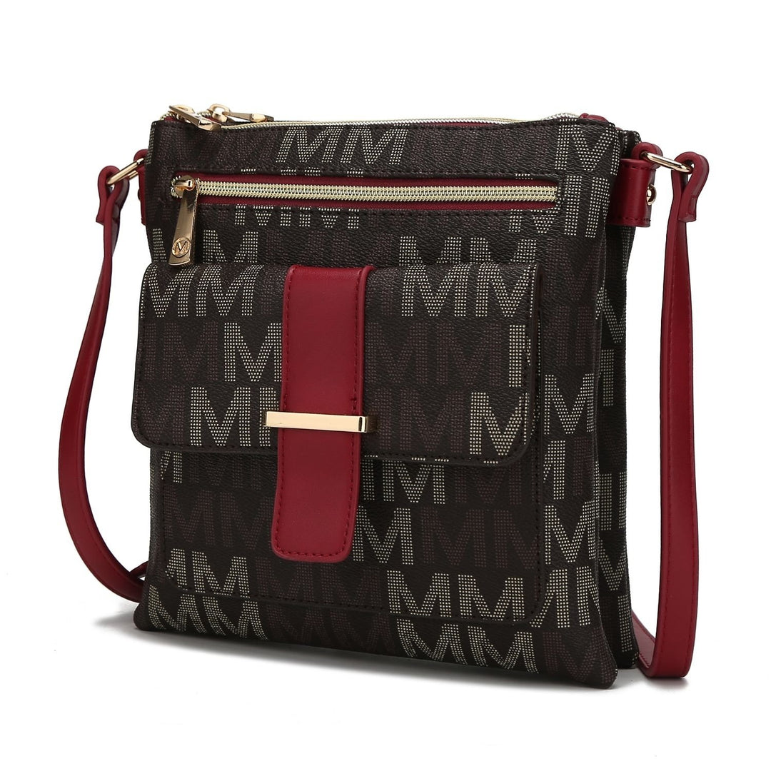 MKF Collection Jeni Multi-Functional Shoulder Bag Signature Crossbody Handbag by Mia K. Image 1