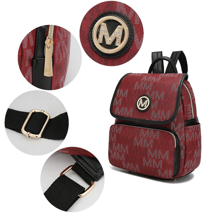 MKF Collection Drea Signature Backpack by Mia K. Image 9