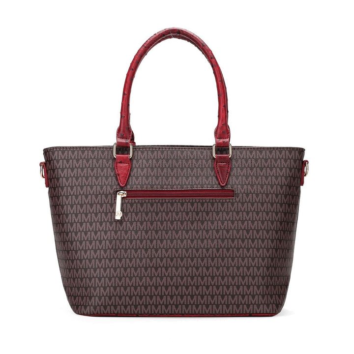 MKF Collection Multi-Functional Shoulder Bag Grace Signature and Croc Embossed Tote Handbag by Mia K. Image 10