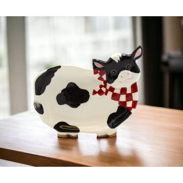 Ceramic Cow Candy Dish Set Of 2Home DcorKitchen DcorFarmhouse Dcor Image 1