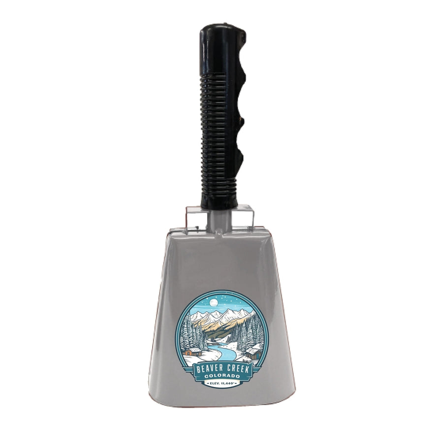 Beaver Creek Colorado Design B Souvenir Destination Cowbell Image 1