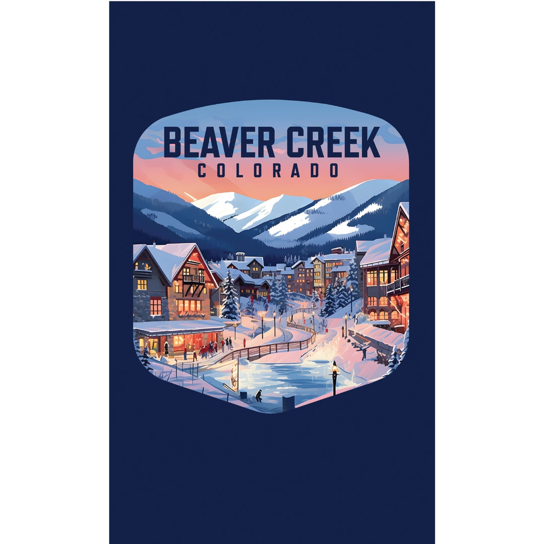 Beaver Creek Colorado Design C Souvenir Metal Sign 9 x 15 Image 1