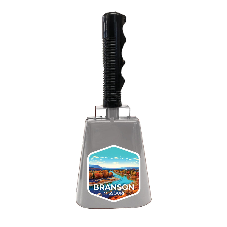 Branson Missouri Design B Souvenir Destination Cowbell Image 1