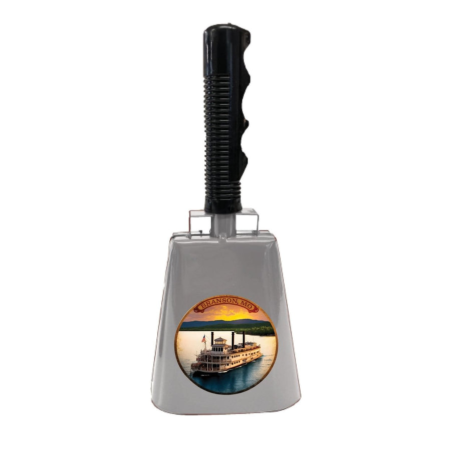 Branson Missouri Design C Souvenir Destination Cowbell Image 1