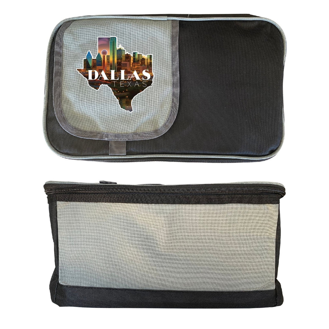 Dallas Texas Design C Souvenir Cooler 9 pack Image 1