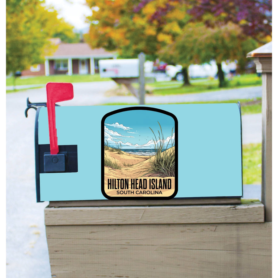 Hilton Head Island Design A Souvenir Magnetic Mailbox Cover Image 1