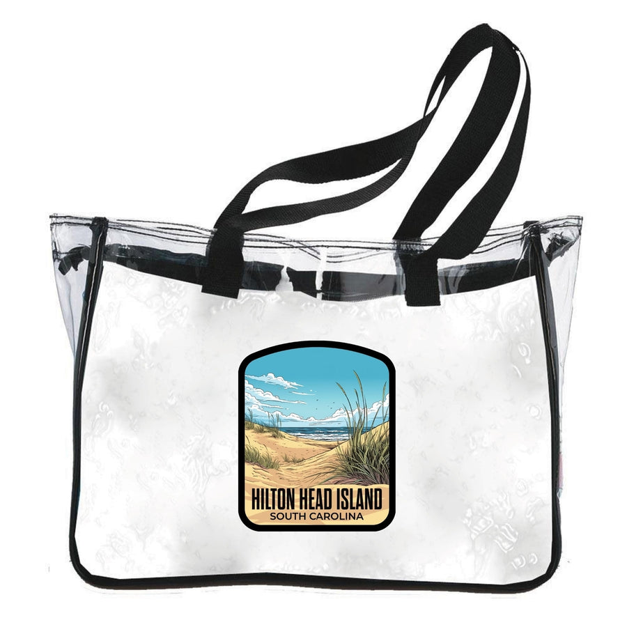 Hilton Head Island Design A Souvenir Clear Tote Bag Image 1