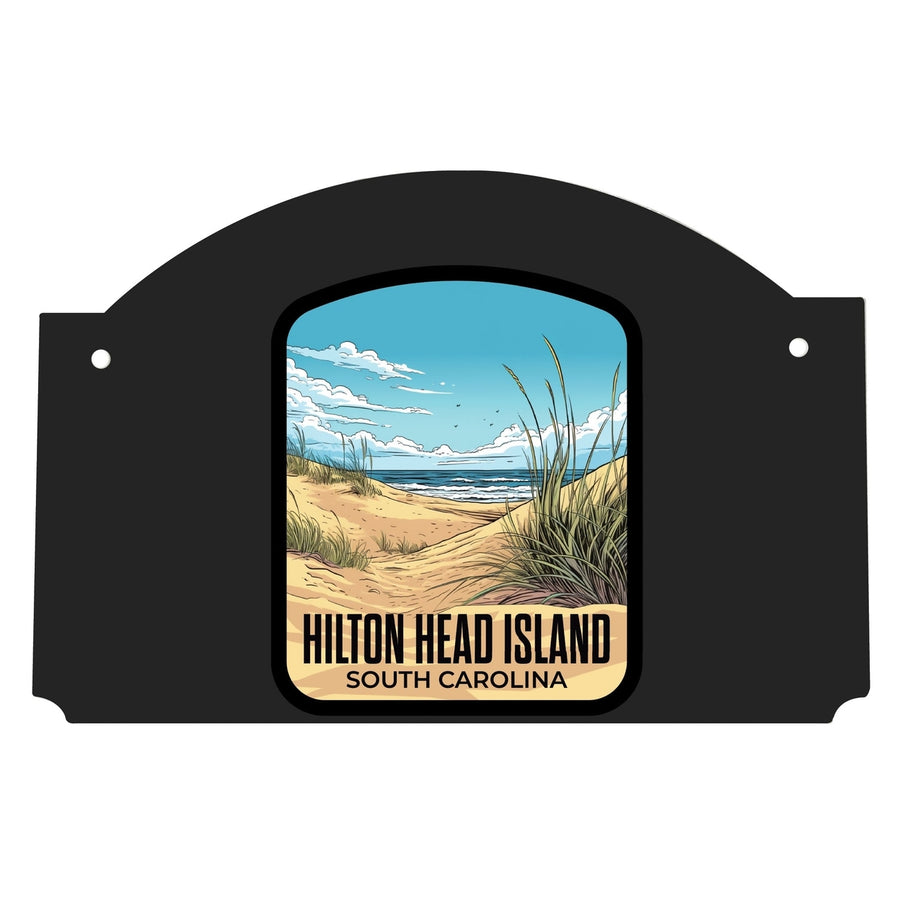 Hilton Head Island Design A Souvenir Wood sign flat with string Image 1