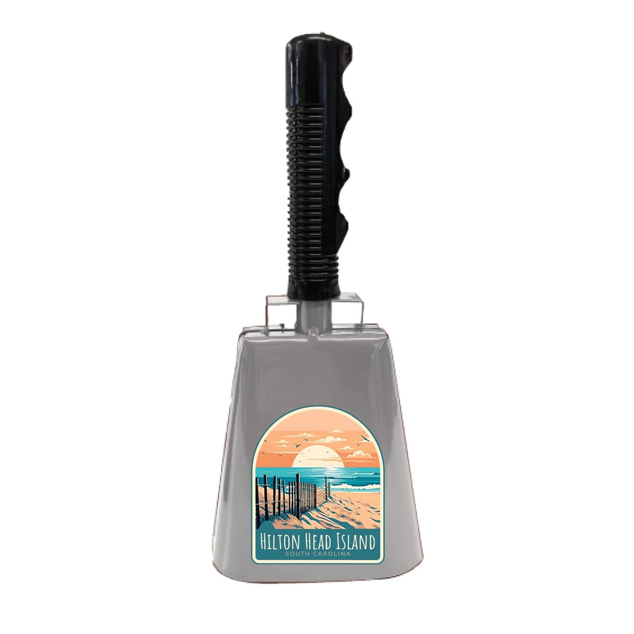 Hilton Head Island Design C Souvenir Destination Cowbell Image 1