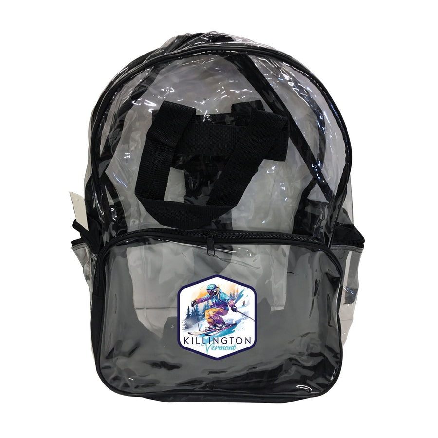 Killington Vermont Design A Souvenir Clear View Backpack Image 1