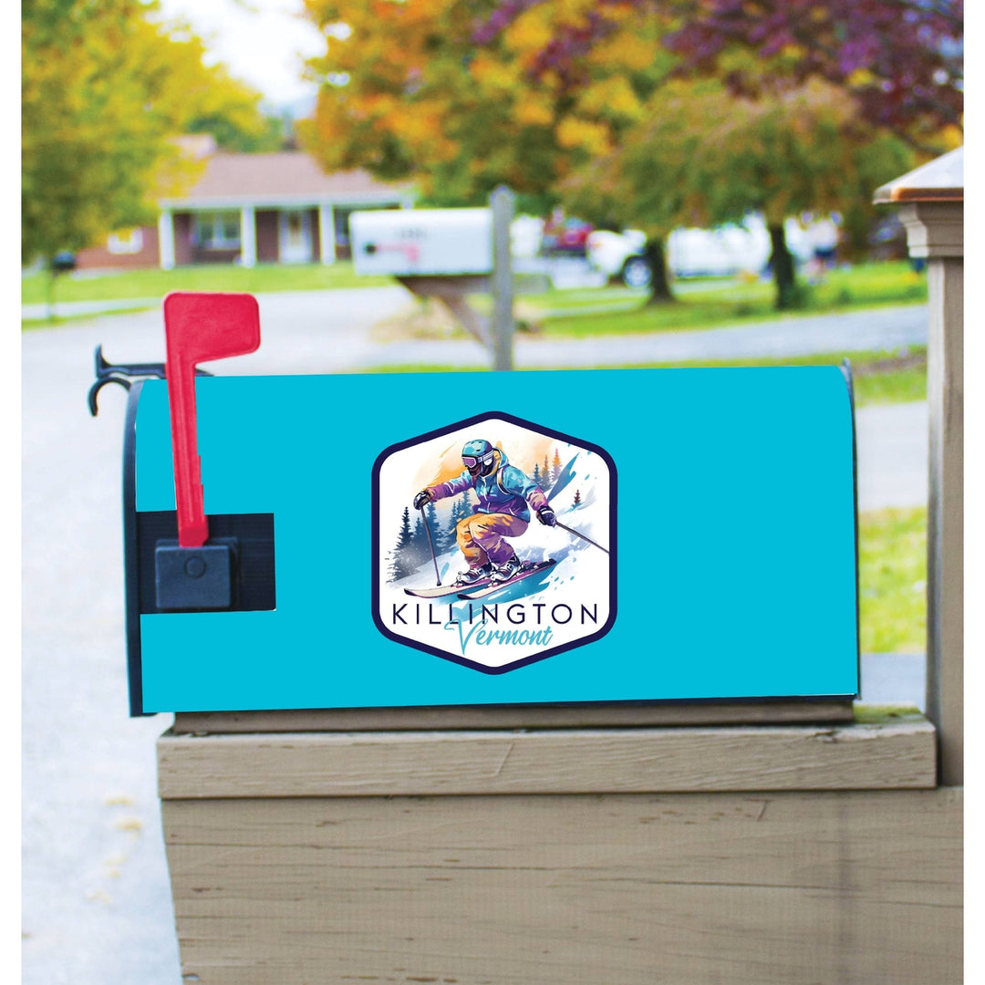 Killington Vermont Design A Souvenir Magnetic Mailbox Cover Image 1