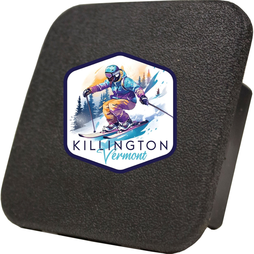 Killington Vermont Design A Souvenir Rubber Trailer Hitch Cover Image 1