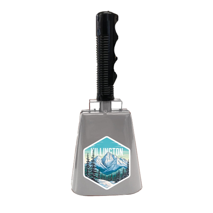 Killington Vermont Design C Souvenir Destination Cowbell Image 1