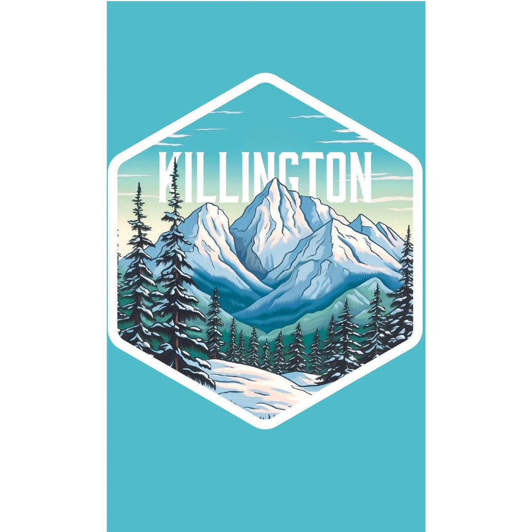 Killington Vermont Design C Souvenir Metal Sign 9 x 15 Image 1