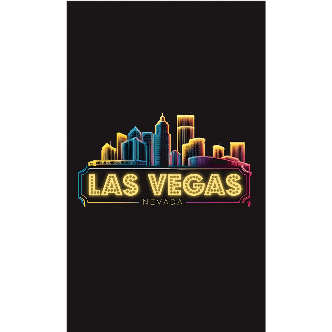 Las Vegas Nevada Design C Souvenir Metal Sign 9 x 15 Image 1