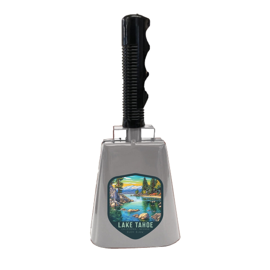 Lake Tahoe California Design B Souvenir Destination Cowbell Image 1