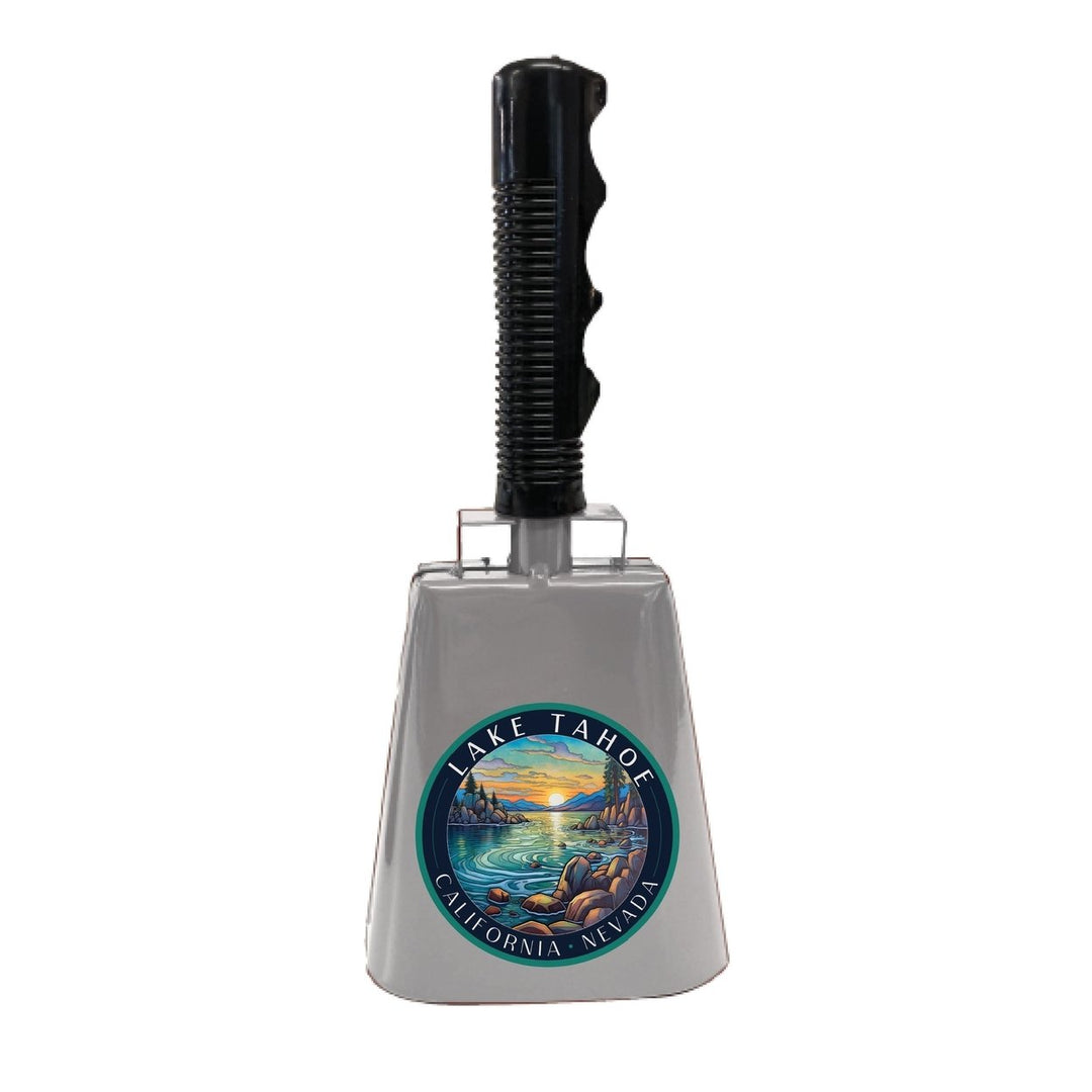 Lake Tahoe California Design C Souvenir Destination Cowbell Image 1