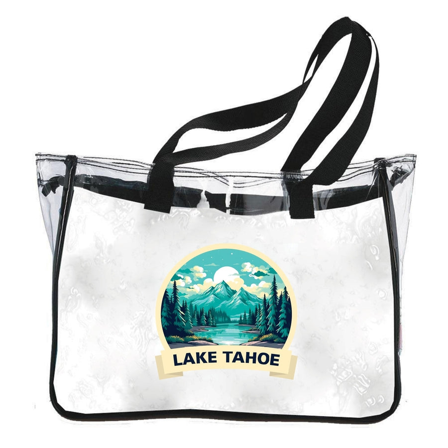 Lake Tahoe California Design A Souvenir Clear Tote Bag Image 1