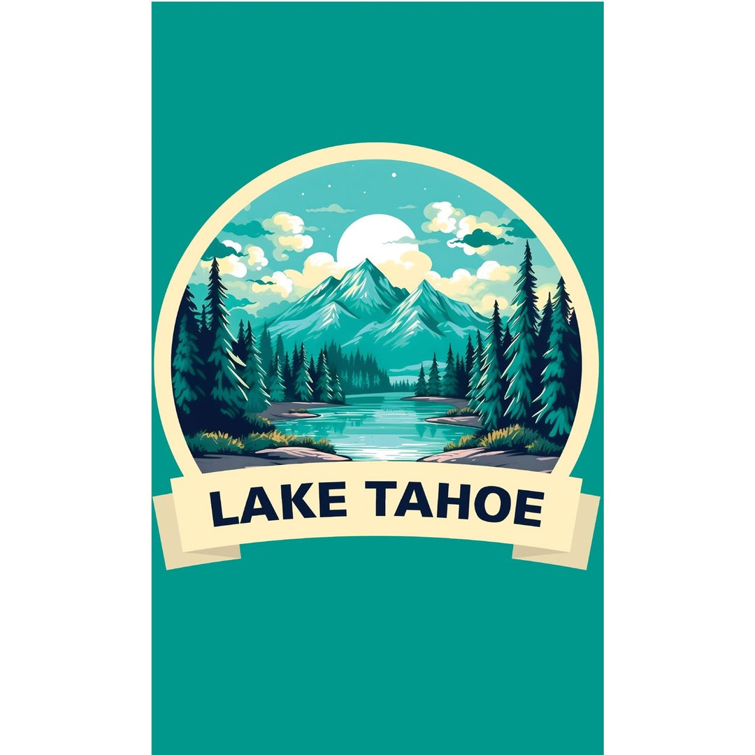 Lake Tahoe California Design A Souvenir Metal Sign 9 x 15 Image 1