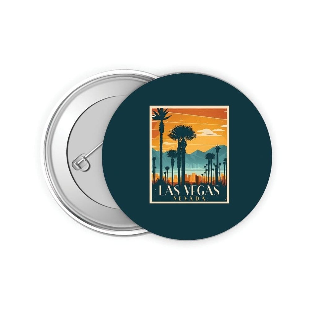 Las Vegas Nevada Design D Souvenir Small 2-Inch Button Pin 4 Pack Image 1