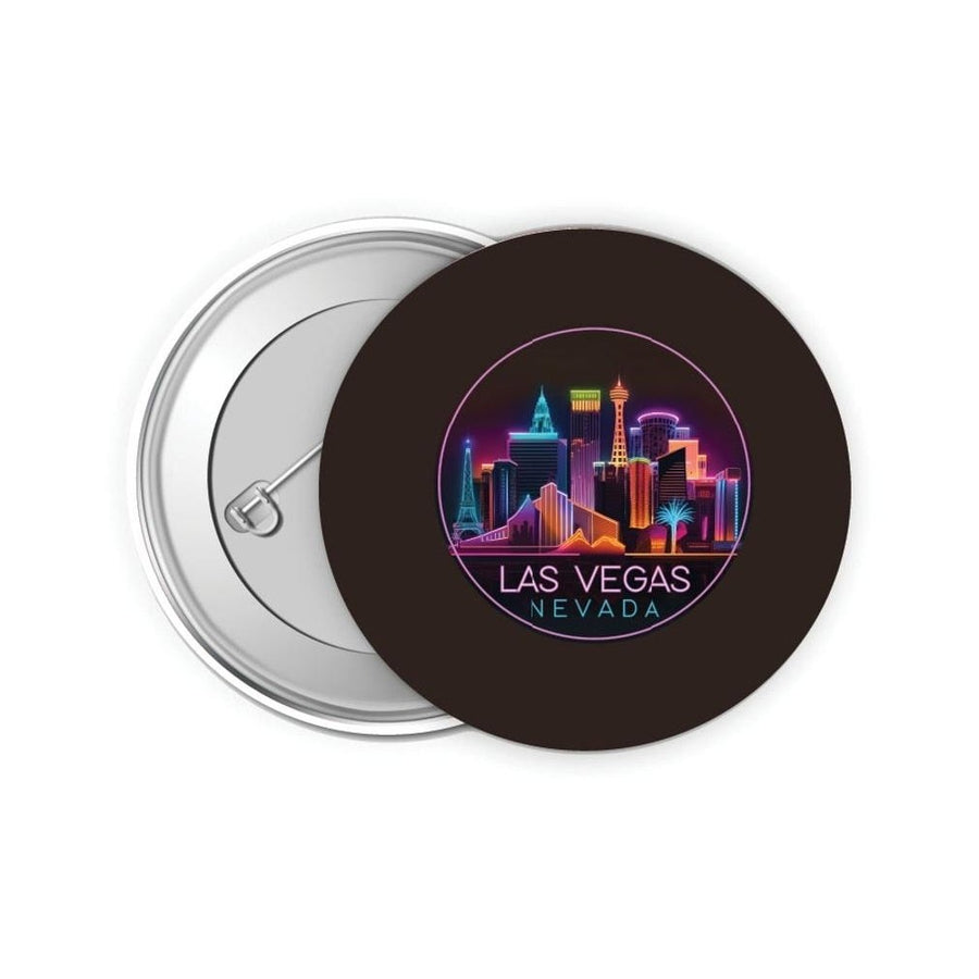 Las Vegas Nevada Design E Souvenir Small 2-Inch Button Pin 4 Pack Image 1