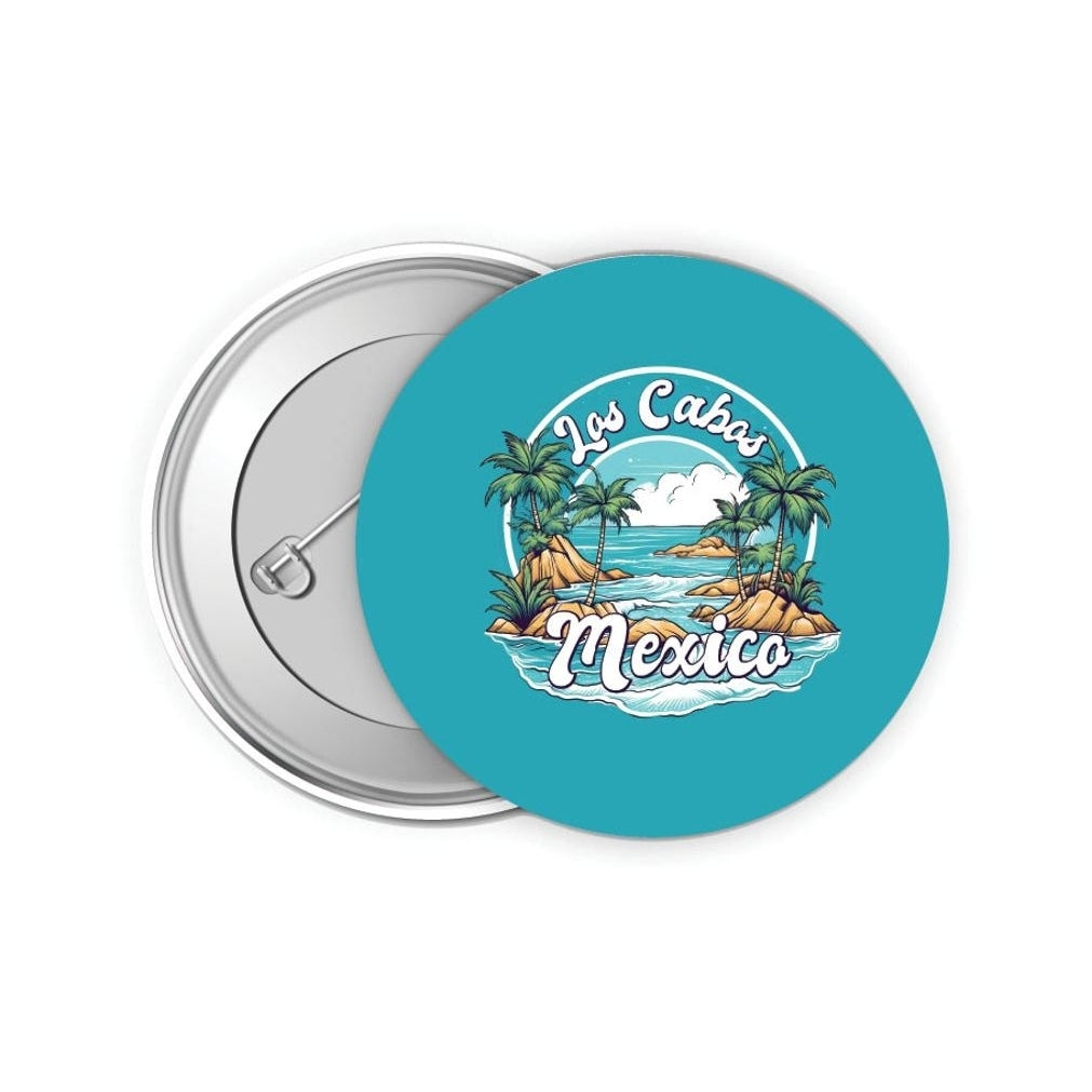 Los Cabos Mexico Design A Souvenir Small 2-Inch Button Pin 4 Pack Image 1