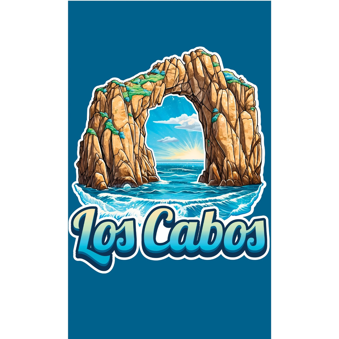 Los Cabos Mexico Design C Souvenir Metal Sign 9 x 15 Image 1